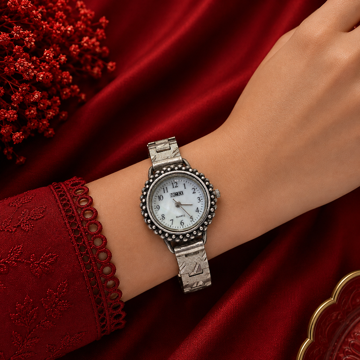 Girls Silver Watch